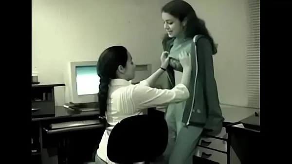 HD Two young Indian Lesbians have fun in the office energy Movies
