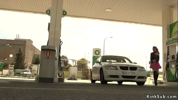 Ταινίες ενέργειας HD Euro slut fucked at gas station