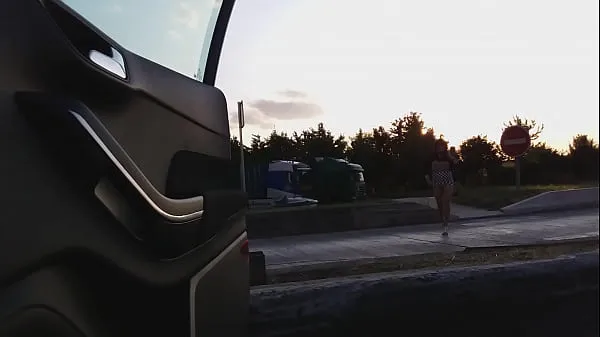 HD whore shows off on road parking energy Movies