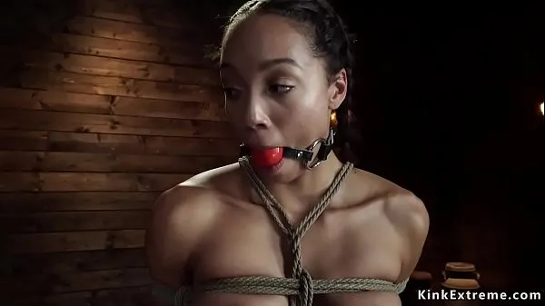 ภาพยนตร์ HD Latina slave in tight bondage vibrated พลังงาน