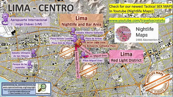 أفلام الطاقة عالية الدقة Lima, Peru, Sex Map, Street Prostitution Map, Massage Parlours, Brothels, Whores, Escort, Callgirls, Bordell, Freelancer, Streetworker, Prostitutes