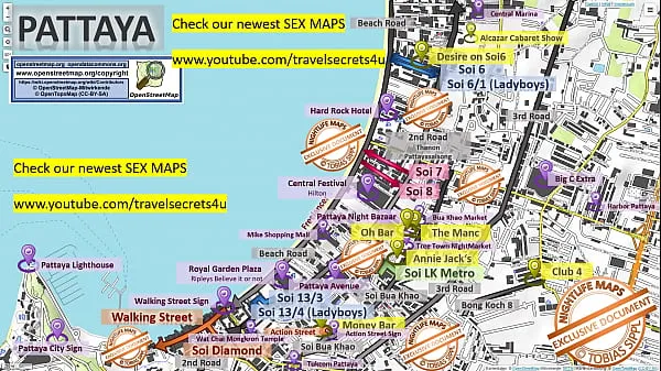 Ταινίες ενέργειας HD Street prostitution map of Pattaya in Thailand ... street prostitution, sex massage, street workers, freelancers, bars, blowjob