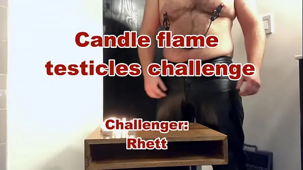 ภาพยนตร์ HD Testicle Candle flame Challenge: Challenger Rhett พลังงาน