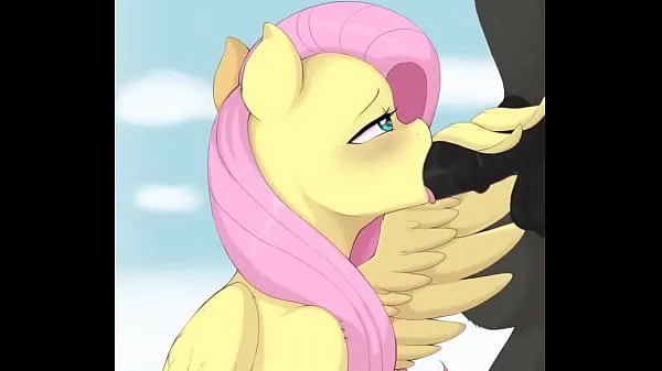 HD Fluttershy mamando energifilmer