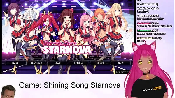 Filmes de energia VTuber LewdNeko Plays Shining Song Starnova Aki Route Part 4 em HD