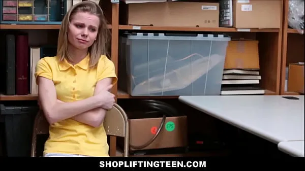 HD ShopliftingTeen - Petite Blonde Shoplifter Teen Sex With Creepy Guard After Strip Search energetické filmy