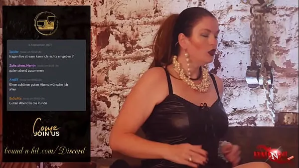 HD BoundNHit Discord Stream # 7 Fetish & BDSM Q&A with Domina Lady Julina energy Movies