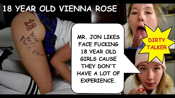 HD mr jon likes face fucking 18 year old girls cause they dont have a lot of experience teen newbie vienna rose talks dirty while sucking cock phim năng lượng