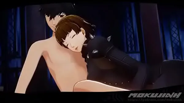 HD Mokujin Hornywood] Makoto Niijima fucks Akira at home and in the velvet room (Persona 5 energetski filmi