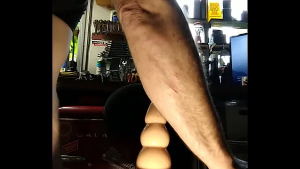 Ταινίες ενέργειας HD Fat ass dildo beads