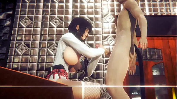 Películas de energía Hentai sin censura 3D - Karen masturbándose y chupando polla sin censura HD