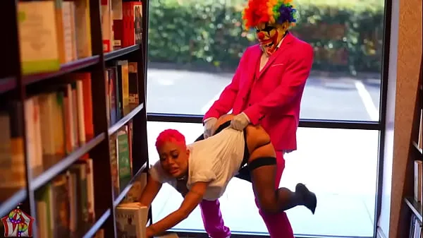 HD Gibby The Clown Bangs Jasamine Banks In A Book Store توانائی کی فلمیں