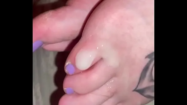 HD Cum on sleeper gf feet energifilmer