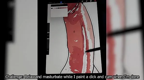 एचडी Painting a dick from a dick coloring book ऊर्जा फिल्में