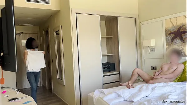 HD PUBLIC DICK FLASH. I pull out my dick in front of a hotel maid and she agreed to jerk me off energy Movies