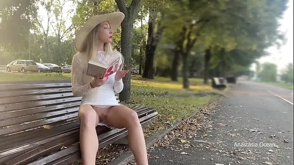 HD My wife is flashing her pussy to people in park. No panties in public energy Movies