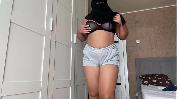 HD Arab hijab girl in short shorts got a wet pussy orgasm energetski filmi