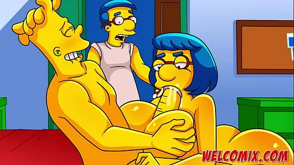 Filmes de energia Fodendo a MILF gostosa na cozinha - Simpsons Porn Comics em HD