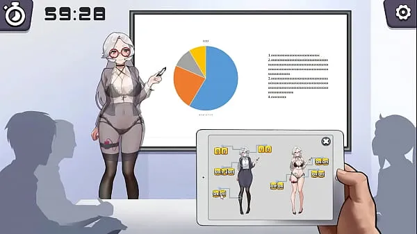 HD Silver haired lady hentai using a vibrator in a public lecture new hentai gameplay energy Movies