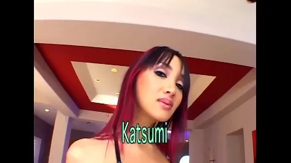 HD Katsumi DPed in sexy thigh highs and stilettos energetski filmi