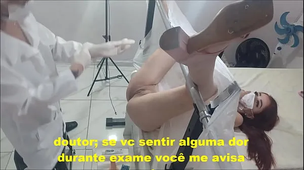 Film energi HD Medico no exame da paciente fudeu com buceta dela