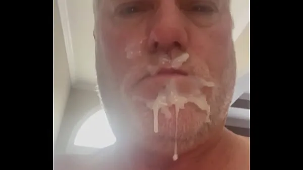 HD A self facial, then eating my own cum エネルギー映画